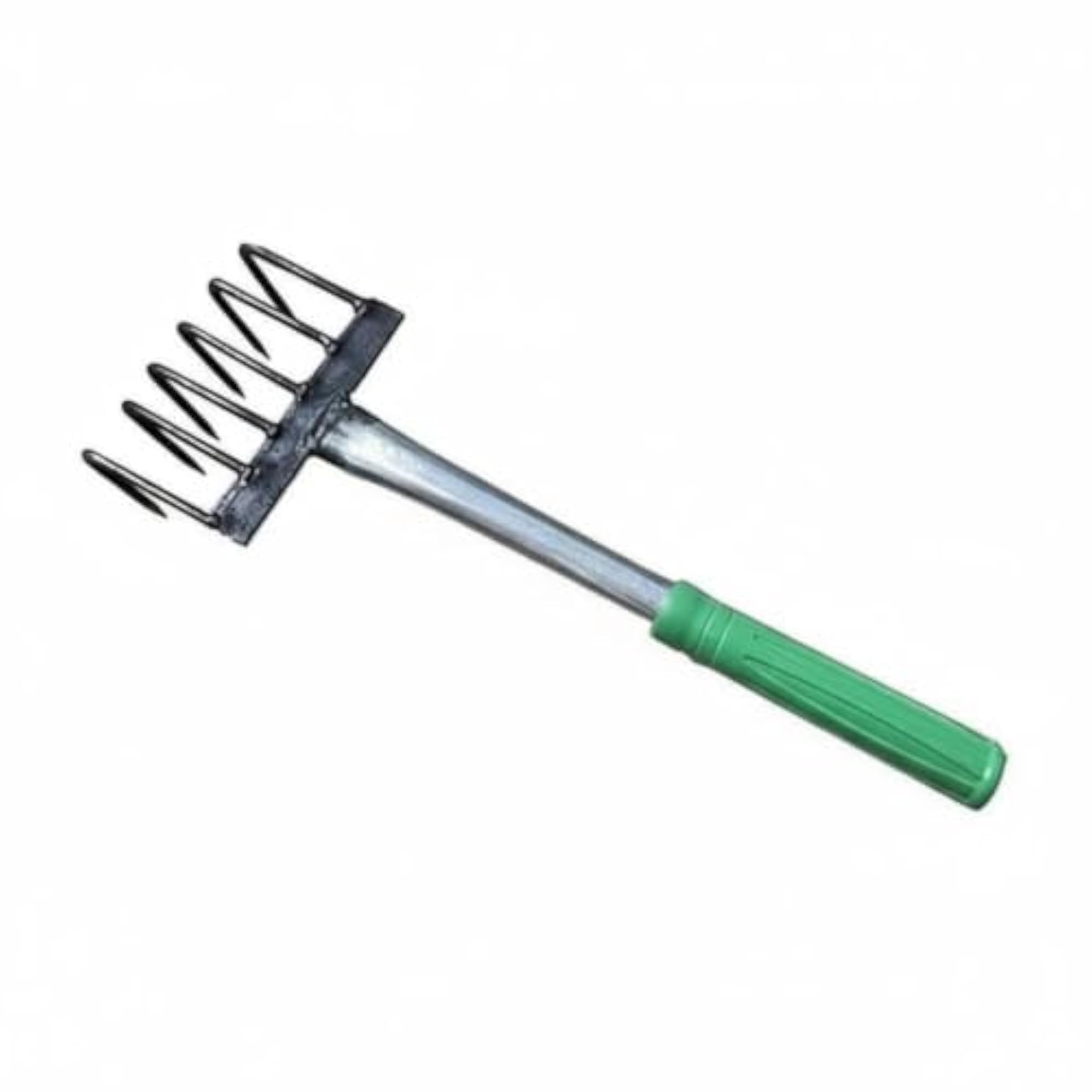 Hand Cultivator with Strong Digging Tines, 6-Tooth Rake